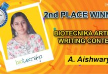2nd Place Winner of Biotecnika Article Writing Contest – Another Wordsmith In The Making