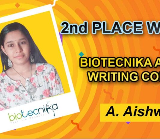 2nd Place Winner of Biotecnika Article Writing Contest – Another Wordsmith In The Making