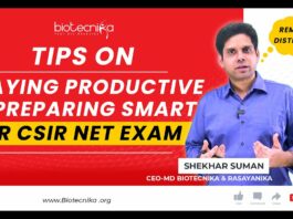 CSIR NET Exam – How To Stay Productive & Prepare Smart – MUST WATCH If You Are A CSIR NET Aspirant Prepare Smart For CSIR-NET Exam