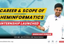 Career & Scope of Cheminformatics + Internship Launched