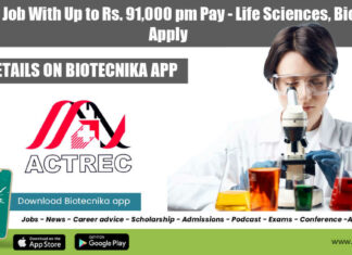ACTREC Job