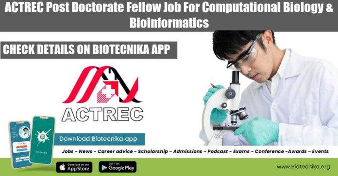 ACTREC Post Doctorate Fellow