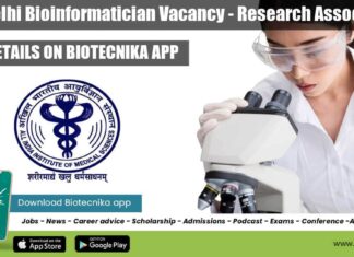 AIIMS Delhi Bioinformatician Vacancy