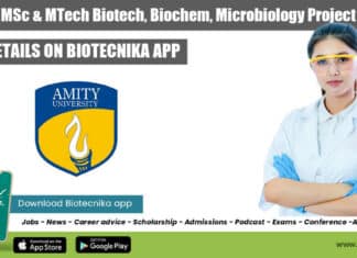 Amity University AIMMSCR Project