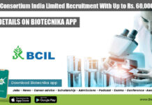 Biotech Consortium India Limited Recruitment With Up to Rs. 60,000 pm Pay BCIL Delhi IP Job