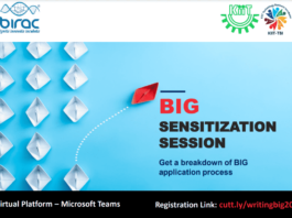 BIG 20th Call Sensitization Session - Breakdown of BIG Application