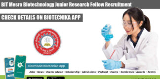 BIT Mesra Biotechnology