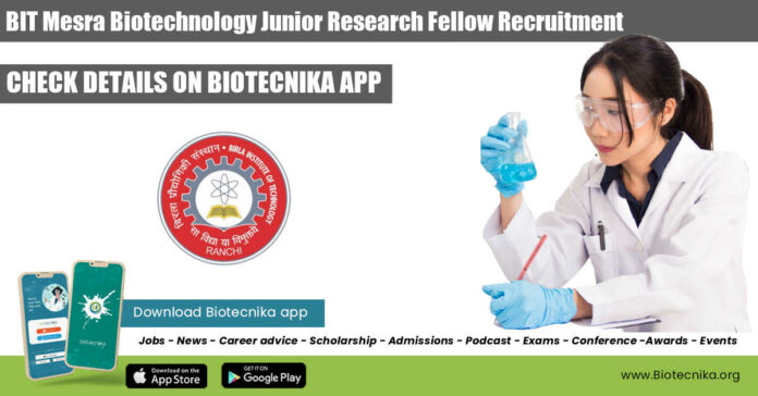 BIT Mesra Biotechnology