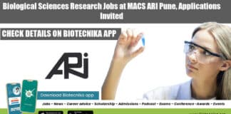 Biological Sciences Research Jobs