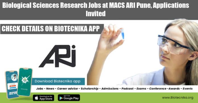 Biological Sciences Research Jobs