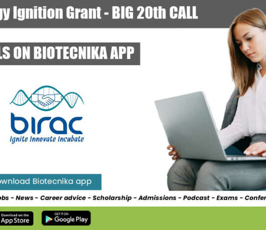 Biotechnology Ignition Grant