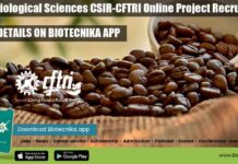 Life & Biological Sciences CSIR-CFTRI Online Project Recruitment CFTRI Project Associate Job