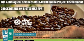 CFTRI Project Associate Job