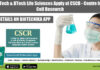 MSc, MTech & BTech Life Sciences Apply at CSCR – Centre for Stem Cell Research CSCR JRF Vacancy