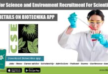 Centre for Science and Environment Recruitment For Scientists, Apply Online CSE Scientists Recruitment