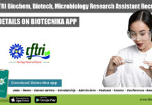 CSIR-CFTRI Biochem, Biotech, Microbiology Research Assistant Recruitment CSIR-CFTRI Research Assistant