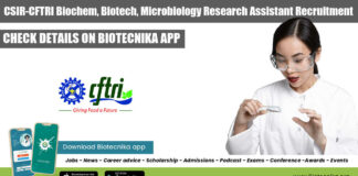 CSIR-CFTRI Research Assistant