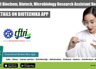CSIR-CFTRI Research Assistant