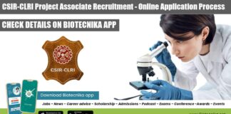 CSIR-CLRI Project Associate