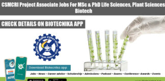 CSIR-CSMCRI Vacancies