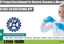 CSIR-IHBT Project Recruitment For Biotech, Biochem & Microbiology CSIR-IHBT Project