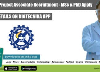 CSMCRI Project Associate Recruitment