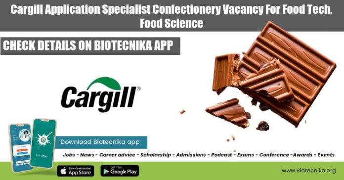 Cargill Application Specialist Confectionery