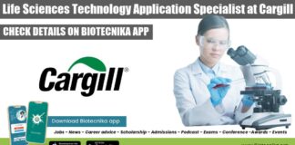 Cargill Life Sciences Job