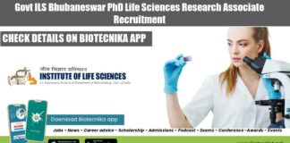 Govt ILS Bhubaneswar PhD