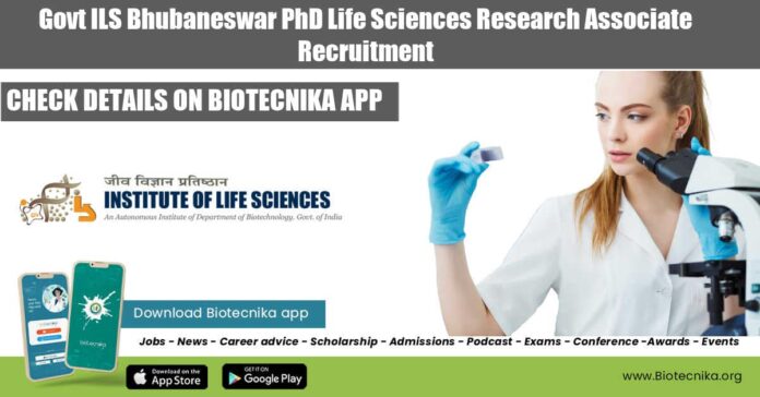 Govt ILS Bhubaneswar PhD