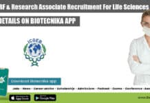 ICGEB SRF & Research Associate Recruitment For Life Sciences ICGEB SRF & Research