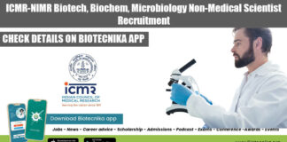ICMR-NIMR Scientist Jobs