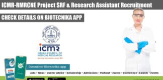 ICMR-RMRCNE Project SRF