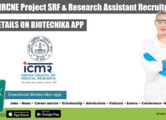 ICMR-RMRCNE Project SRF
