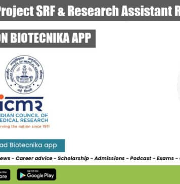 ICMR-RMRCNE Project SRF