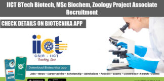 IICT BTech Biotech Jobs