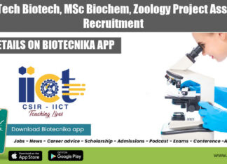 IICT BTech Biotech Jobs