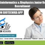 IISER Kolkata Bioinformatics & Biophysics Junior Research Fellow Recruitment IISER Kolkata Bioinformatics