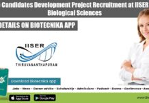 IISER-TVM Research Position Available