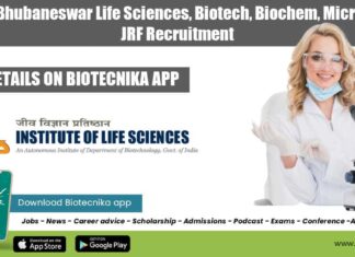 ILS Bhubaneswar JRF Vacancy