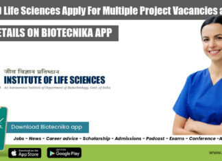 ILS Bhubaneswar Project Vacancies