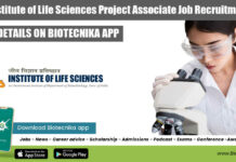 Govt Institute of Life Sciences Project Associate Job Recruitment Govt Project Assistant Jobs