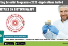 INSA Visiting Scientist Programme 2022 – Applications Invited INSA-Visiting Scientist Programme 2022
