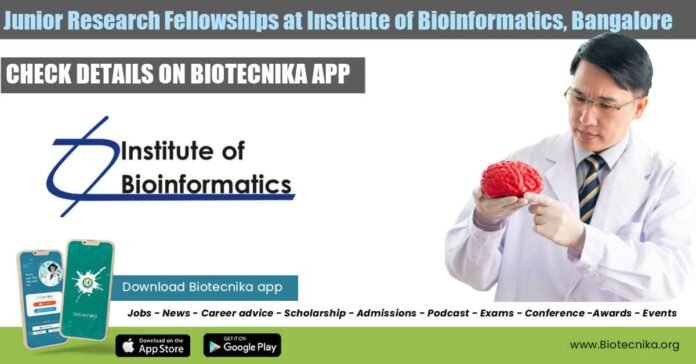 Institute of Bioinformatics JRF
