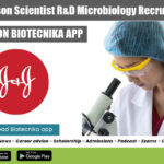 Johnson & Johnson Scientist R&D Microbiology Recruitment J&J Scientist R&D Microbiology