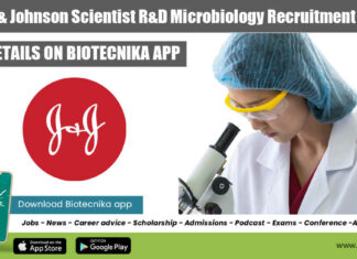 J&J Scientist R&D Microbiology