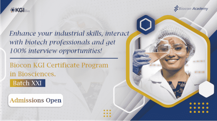Biocon KGI Certificate Program Batch 21