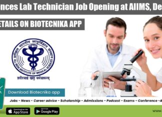 Life Sciences Lab Technician