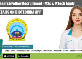 MANIT Research Fellow Recruitment