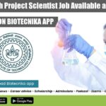 MTech Biotech Project Scientist Job Available at IIT Kanpur MTech Biotech Project Scientist